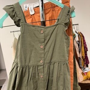 H & M dress, army green with ruffles, smoke free home
